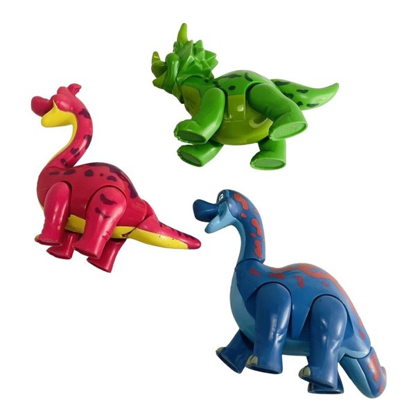 Downtown Disney T Rex Cafe Restaurant Dinosaurs Figures 3 Piece Friends Lot - Picture 8 of 11